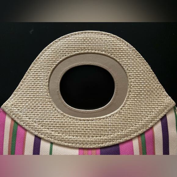 ESTEE LAUDER Colorful Pink Tote Bag w/Matching Wallet - Picture 4 of 11